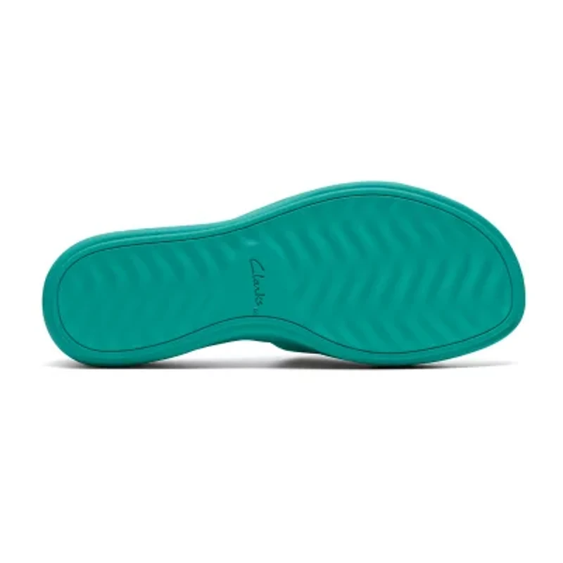 Clarks Cloudsteppers Womens Drift Twist Wedge Sandals