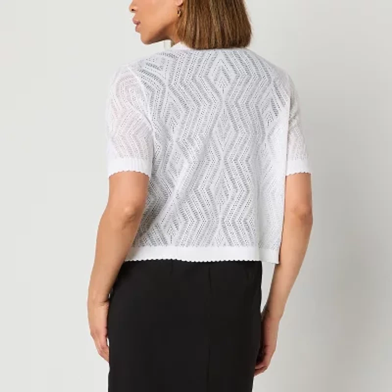 Perceptions Womens Short Sleeve Shrug