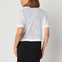 Perceptions Womens Short Sleeve Shrug