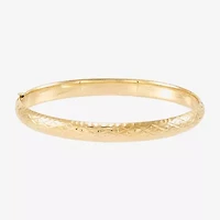 Womens 14K Gold Bangle Bracelet