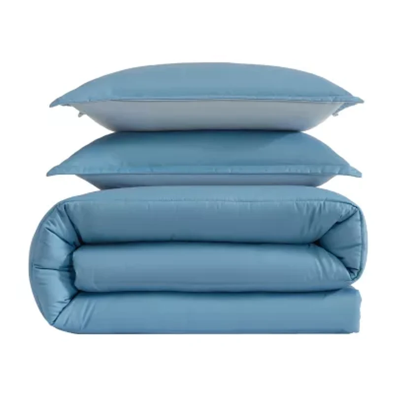 Eddie Bauer Connor Solid Channel Stitch Easy Care Comforter Set