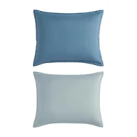 Eddie Bauer Connor Solid Channel Stitch Easy Care Comforter Set