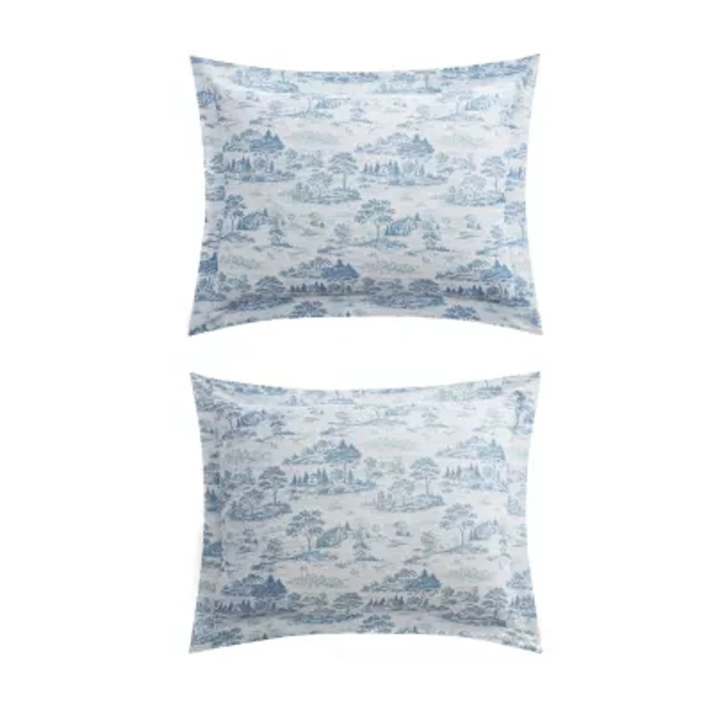 Martha Stewart Farmhouse Toile Easy Care Comforter Set