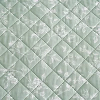 Martha Stewart French Bird Floral Easy Care Quilt Set