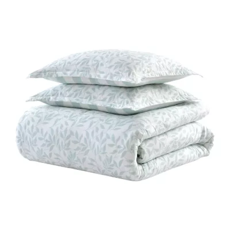 Martha Stewart Copper Vines 3-pc. Easy Care Comforter Set