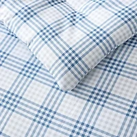 Eddie Bauer Beach Pine Plaid Easy Care Comforter Set