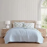 Martha Stewart Chloe Easy Care Quilt Set
