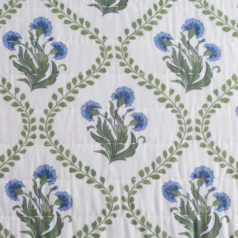 Martha Stewart Chloe Easy Care Quilt Set