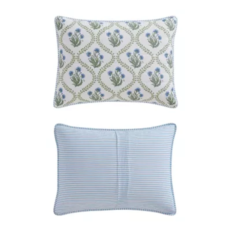 Martha Stewart Chloe Easy Care Quilt Set