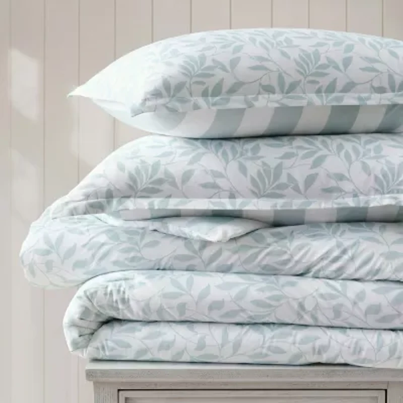 Martha Stewart Copper Vines Easy Care Duvet Cover Set