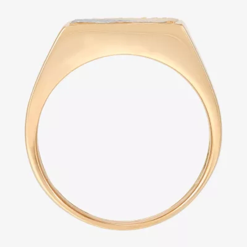 Limited Quantities! Mens 10K Gold Signet Ring