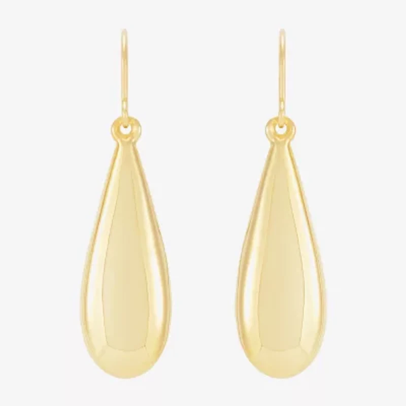 Limited Quantities! Womens 10K Gold Drop Earrings