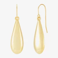 Limited Quantities! Womens 10K Gold Drop Earrings