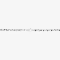 Limited Quantities! Womens 14K White Gold 22 Inch Rope Chain Necklace