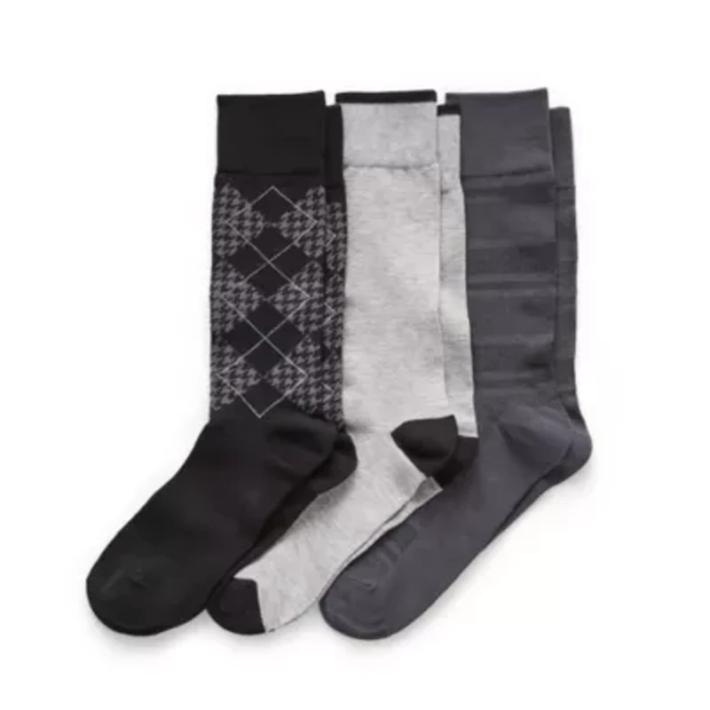 Stafford Mens 3 Pair Crew Socks