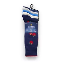 Stafford Casual Dress Mens 5 Pair Crew Socks