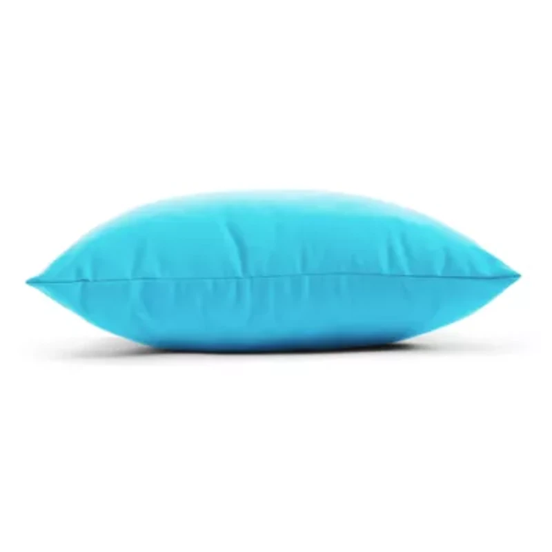 Outdoor Oasis 20"X 20" Horizon Turquoise Square Throw Pillow