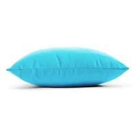 Outdoor Oasis 20"X 20" Horizon Turquoise Square Throw Pillow