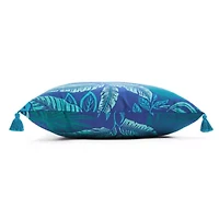 Outdoor Oasis 20"X 20" Tropical Print Square Throw Pillow