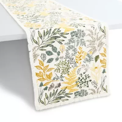 Linden Street Arbor Leaves Table Runner