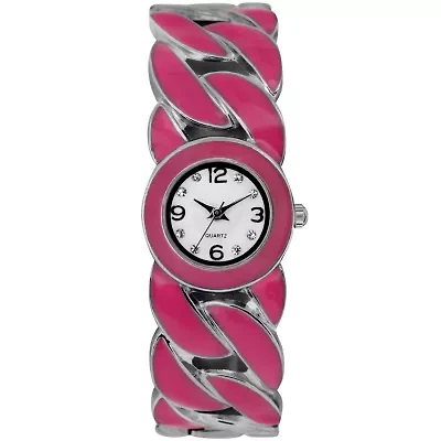 Womens Colorful Twist Bangle Watch