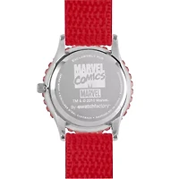 Marvel Spiderman Time Teacher Kids Red Fast Strap Watch
