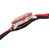 Marvel Spiderman Time Teacher Kids Red Fast Strap Watch