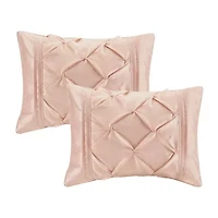 Madison Park Essentials Loretta 24-Pc Complete Bedding Set with Sheets and Window Treatments