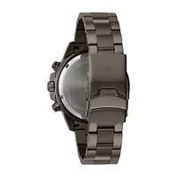 Bulova Mens Chronograph Gray Stainless Steel Bracelet Watch 98a249