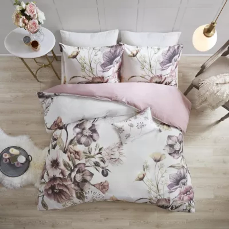 Madison Park Gisele 3-pc. Floral Duvet Cover Set