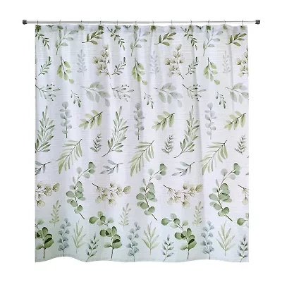 Avanti Ombre Leaves Shower Curtain