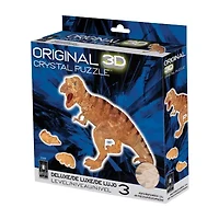 Bepuzzled 3d Crystal T-Rex Brown 49 Pcs 49-pc. Puzzle