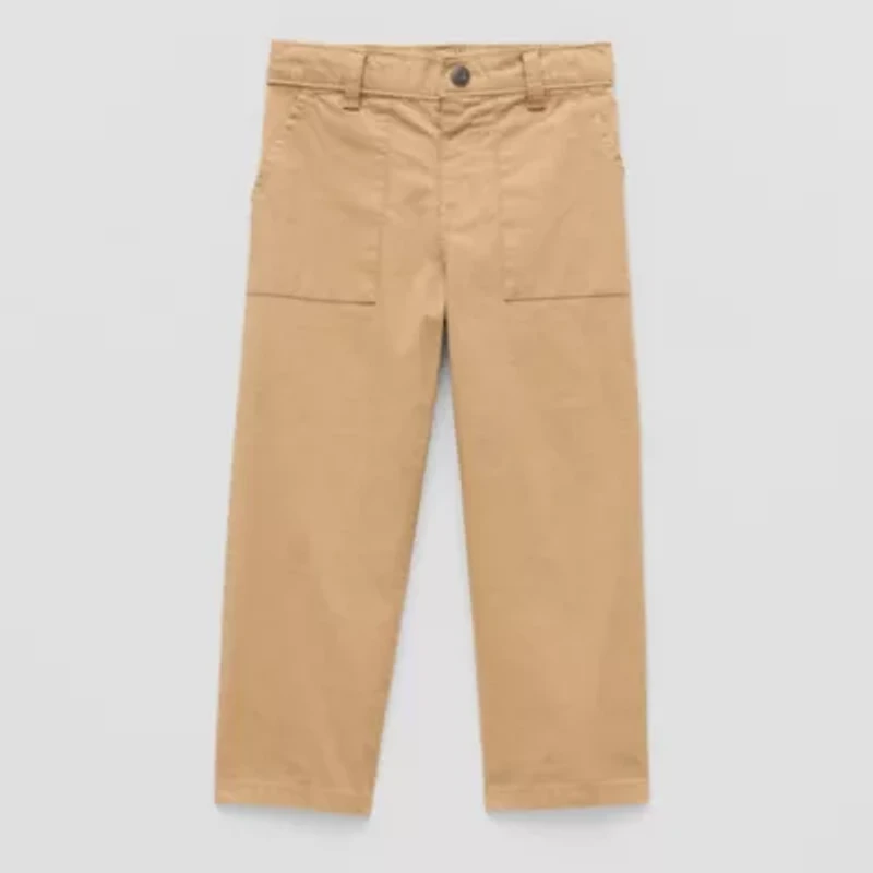 Okie Dokie Toddler & Little Boys Straight Relaxed Fit Pull-On Pant