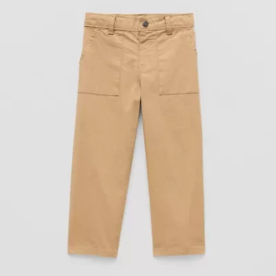 Okie Dokie Toddler & Little Boys Straight Relaxed Fit Pull-On Pant