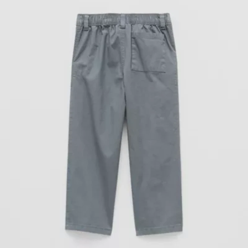 Okie Dokie Toddler & Little Boys Straight Relaxed Fit Pull-On Pant