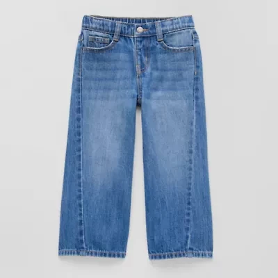 Okie Dokie Toddler & Little Girls Baggy Fit Jean