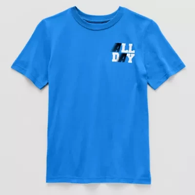 Xersion Little & Big Kid Boys Crew Neck Short Sleeve Regular Fit Graphic T-Shirt