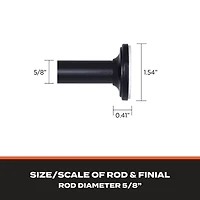 Sun Zero Blackout 5/8 Adjustable Tension Rod