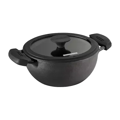 Tramontina Pre-Seasoned Cast Iron 2.3-qt. Kadai