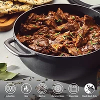Tramontina Pre-Seasoned Cast Iron 3.9-qt. Kadai