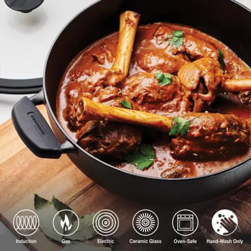 Tramontina Pre-Seasoned Cast Iron 4.9-qt. Kadai