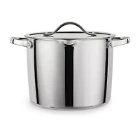 Tramontina Tempo Tri-Ply Stainless Steel 8-qt. Stockpot
