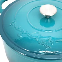 MegaChef Enameled Cast Iron 6.35-qt. Round Dutch Oven
