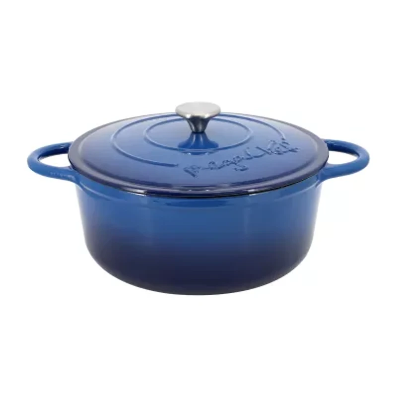 MegaChef Enameled Cast Iron 6.35-qt. Round Dutch Oven