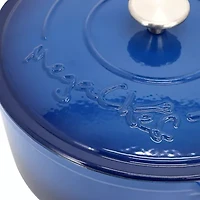 MegaChef Enameled Cast Iron 6.35-qt. Round Dutch Oven