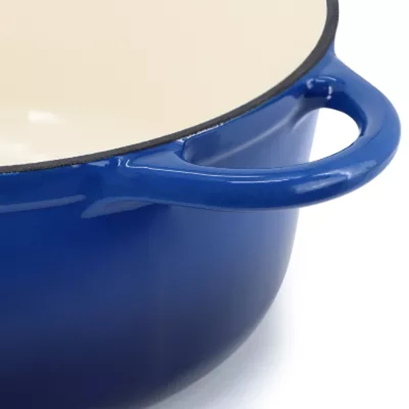 MegaChef Enameled Cast Iron 6.35-qt. Round Dutch Oven