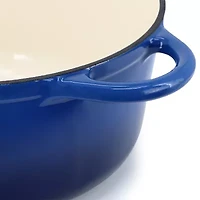MegaChef Enameled Cast Iron 6.35-qt. Round Dutch Oven
