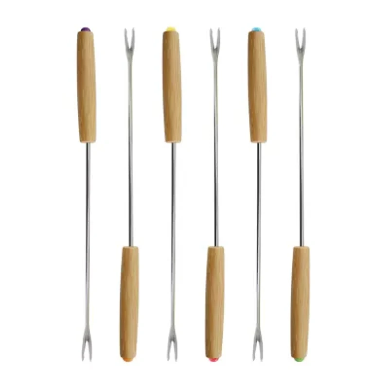 MegaChef Enameled Cast Iron Fondue Set