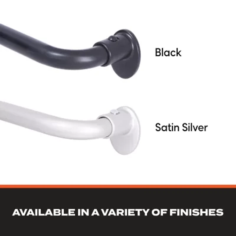 Sun Zero Blackout Wrap Around 5/8 Adjustable Curtain Rod