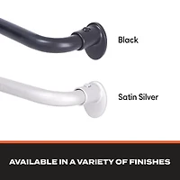 Sun Zero Blackout Wrap Around 5/8 Adjustable Curtain Rod